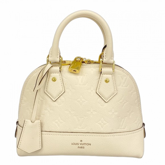 Louis Vuitton Monogram Empreinte Neo Alma BB Handbag M44858 Crème Women's P13... - Picture 1 of 10